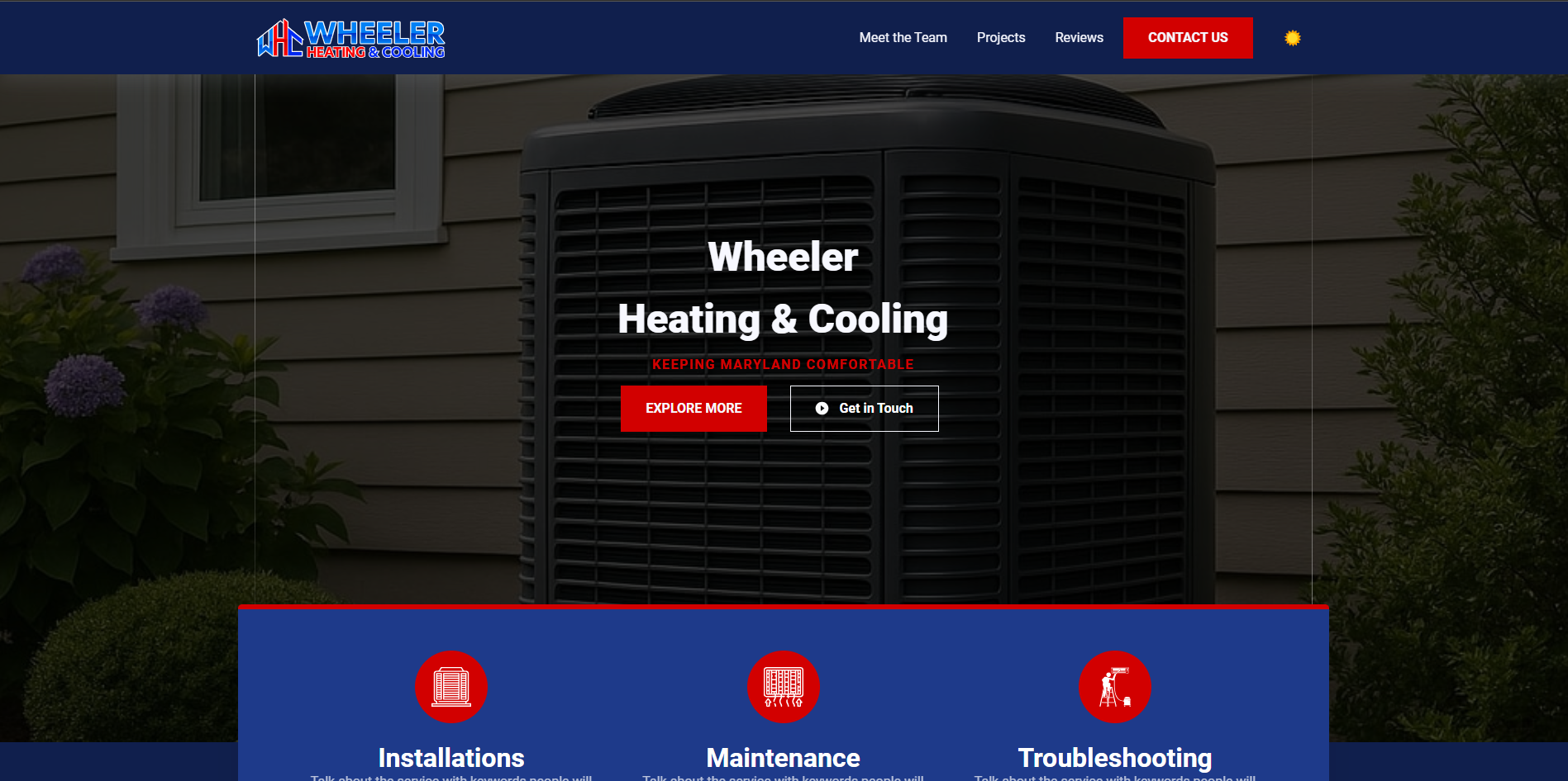 Electrical work in progress